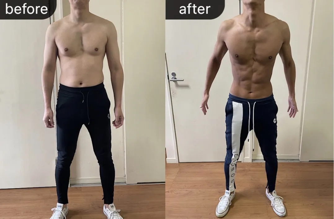 40代男性経営者 -15.40kg ベストボディジャパン岐阜大会出場 Before/After