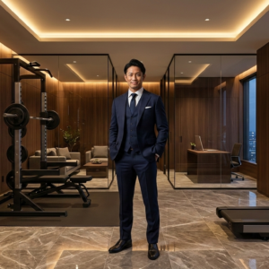 岐阜のパーソナルジムで身体を絞る経営者